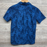 Quick Dry Button Up Shirt Palm Trees 10-12
