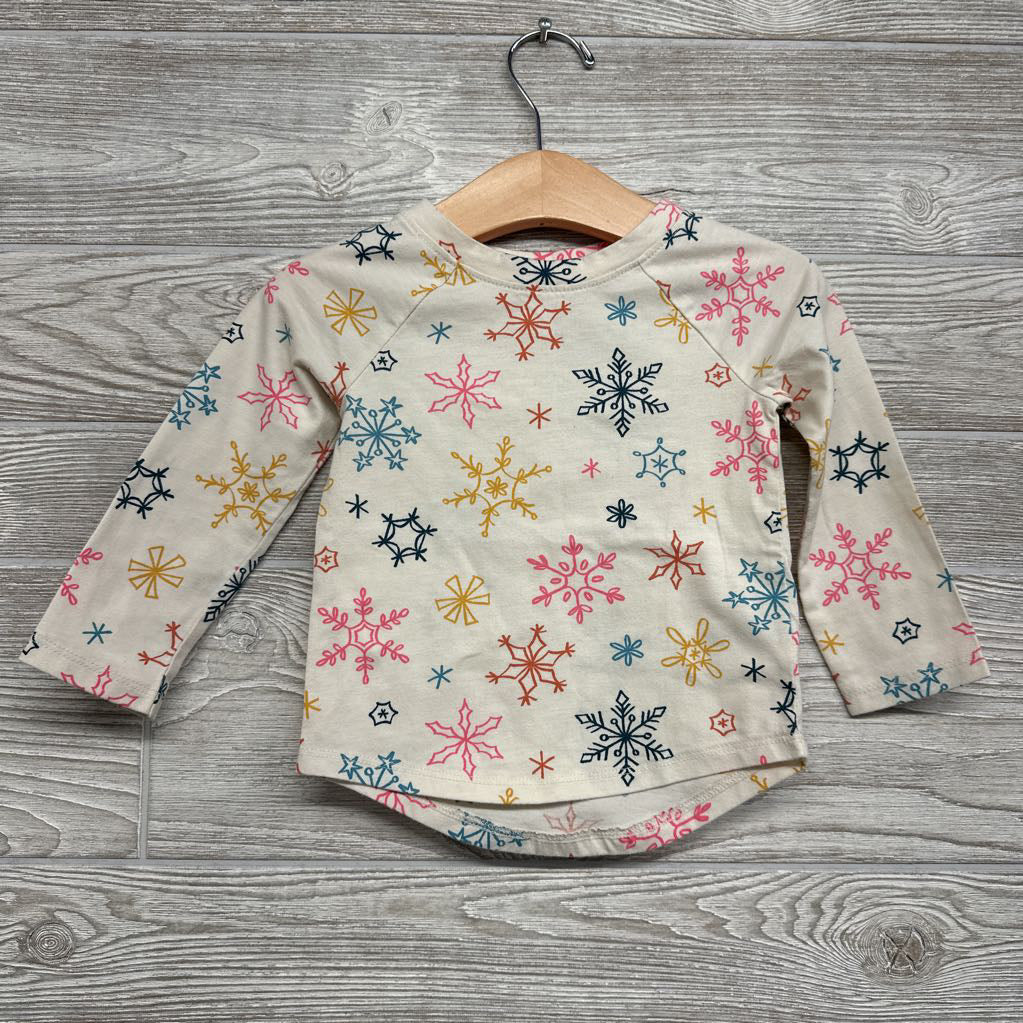 LS Shirt Snowflakes 18M