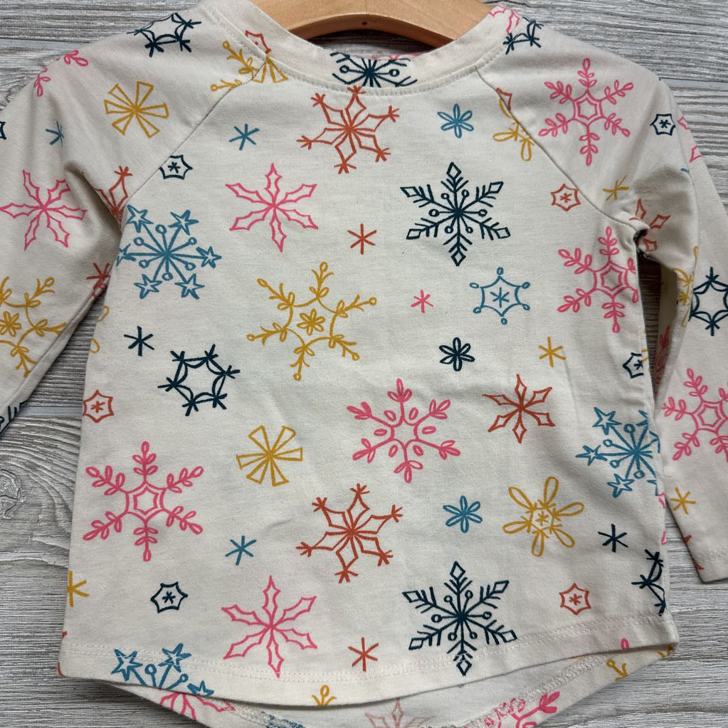 LS Shirt Snowflakes 18M