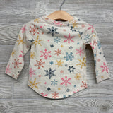 LS Shirt Snowflakes 18M