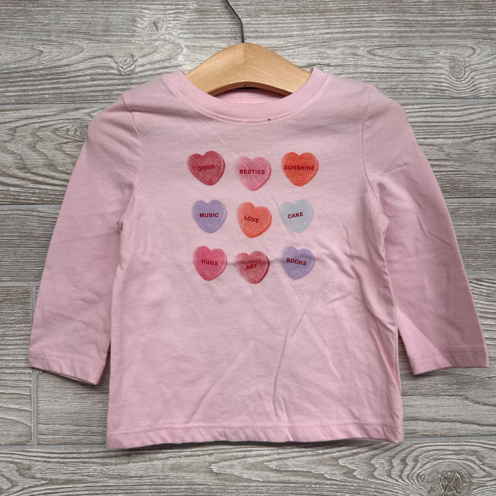 LS Shirt Conversation Hearts 18M