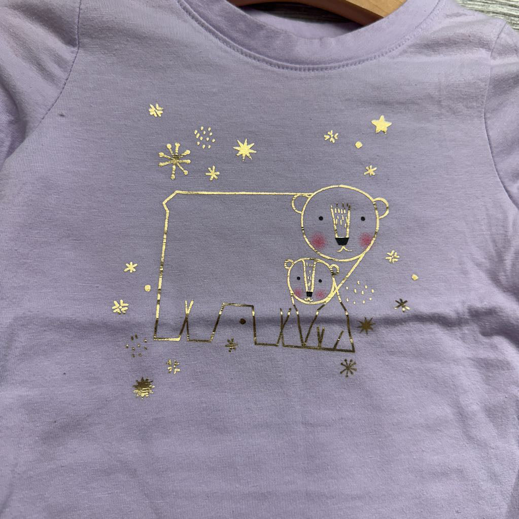 LS Shirt Polar Bears Stars 18M