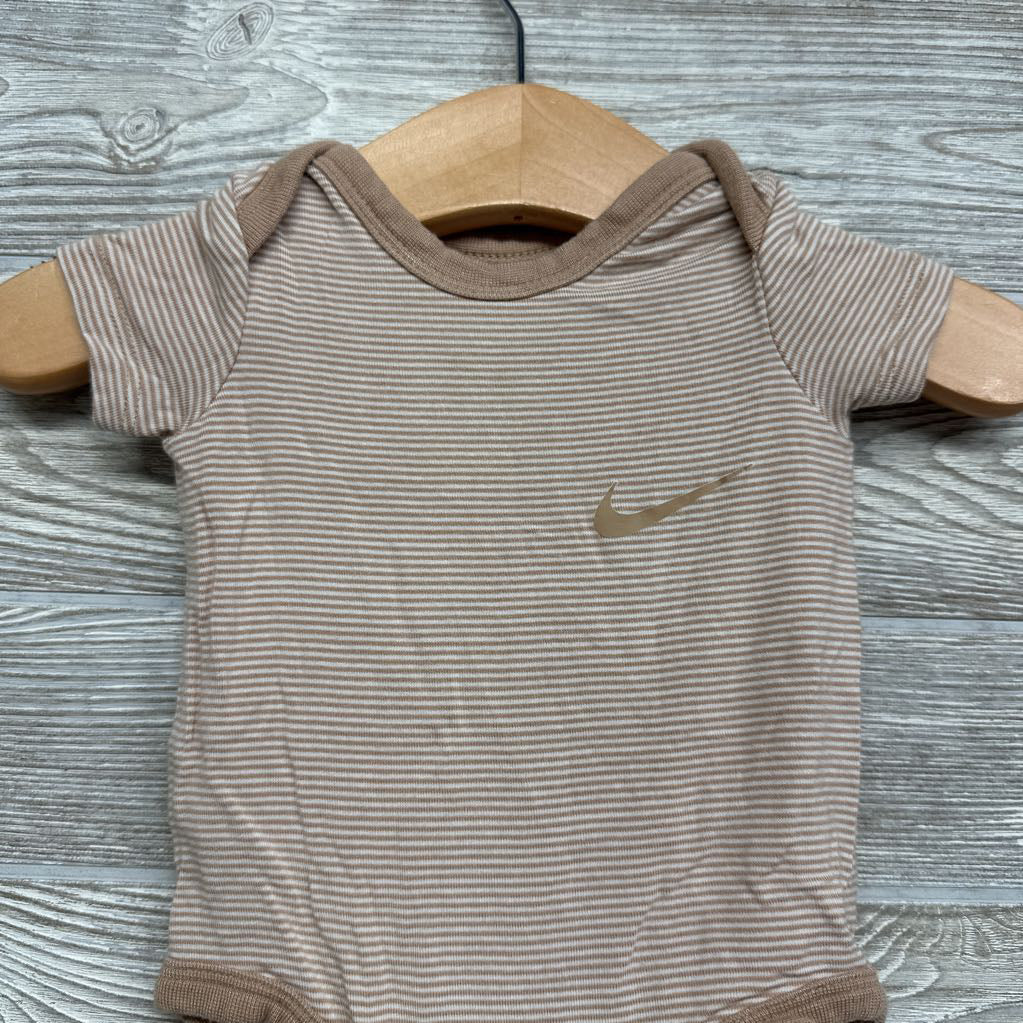 Modal Bodysuit Stripes Swoosh NB