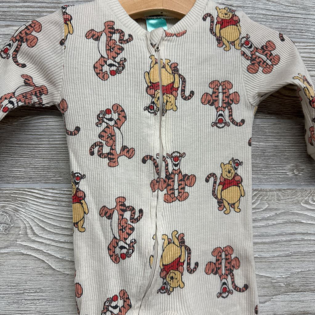 Ribbed Sleeper Pooh Tigger 3-6M
