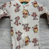 Ribbed Sleeper Pooh Tigger 3-6M