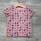 Shirt Rainbows Cherries Flowers 3T