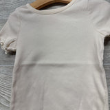 Ribbed Shirt Lettuce Trim 4T