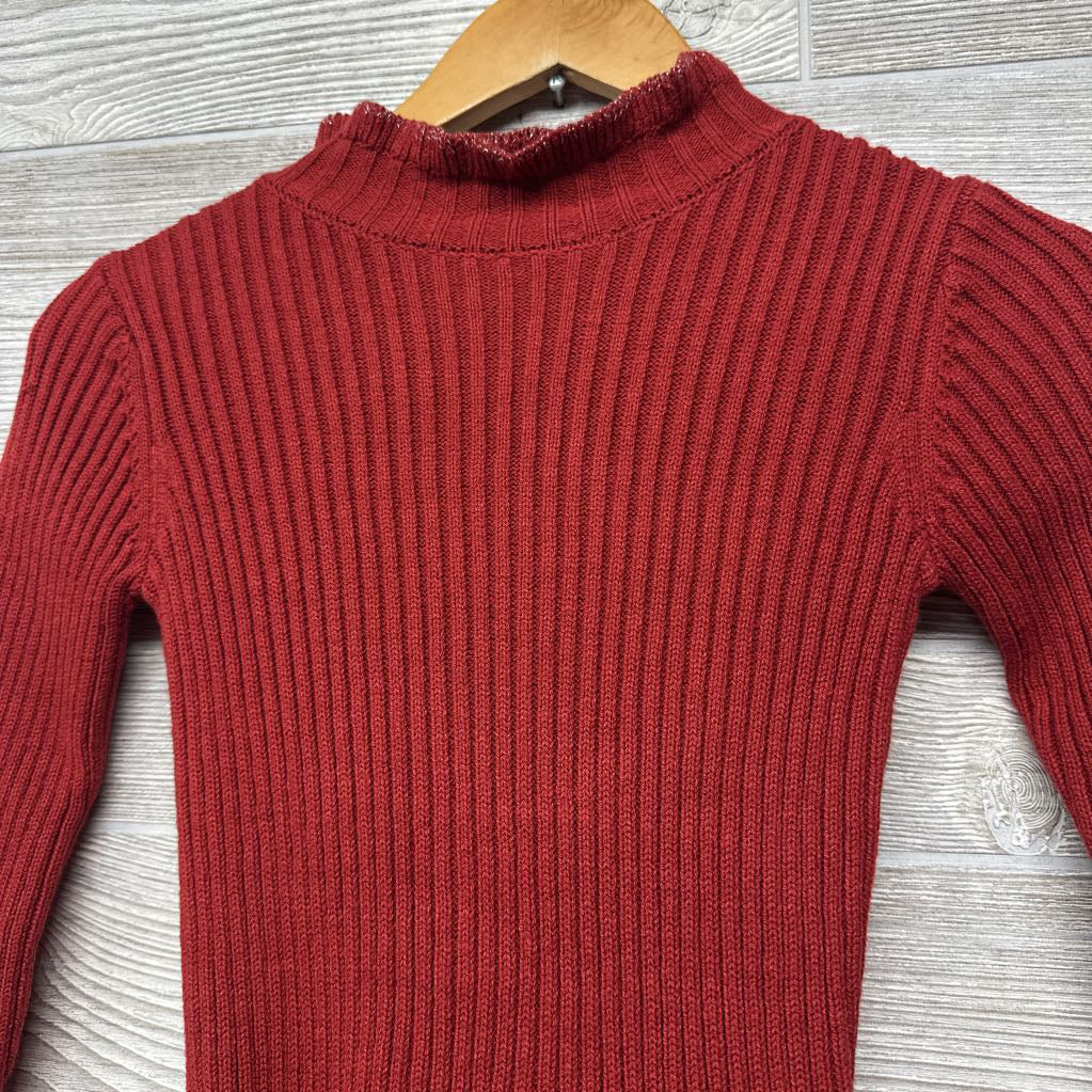 LS Tweed Skirt Sweater Dress 7-8