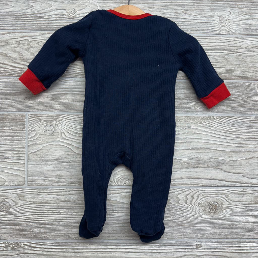 LS Ribbed Footed Outfit 0-3M