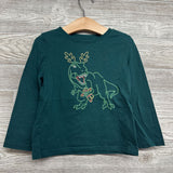 LS Shirt Dinosaur Reindeer Gingerbread Man 4T