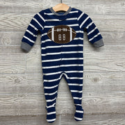 Blanket Sleeper Stripes Football 6M