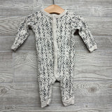 LS Snap Outfit Printed 3-6M