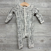 LS Snap Outfit Printed 3-6M