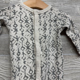 LS Snap Outfit Printed 3-6M