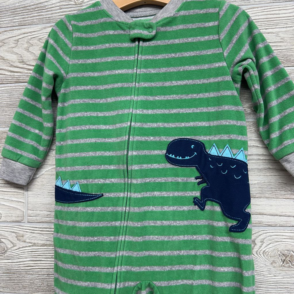 Blanket Sleeper Stripes Dinosaur 24M