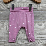 LS Bamboo Shirt & Fold Over Pants Hearts 3M