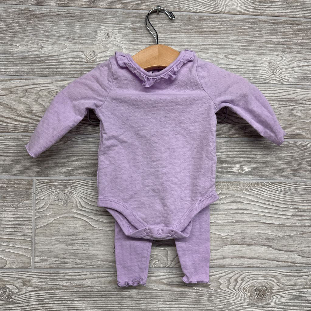 LS Pointelle Bodysuit & Leggings 0-3M