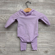 LS Pointelle Bodysuit & Leggings 0-3M