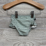 2 Pc LS Swimsuit Waves 3-6M