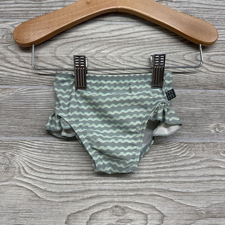 2 Pc LS Swimsuit Waves 3-6M