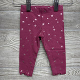 LS Bodysuit Fairies & Leggings Foil Stars 3-6M