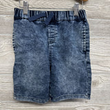 Knit Denim Drawstring Shorts 6