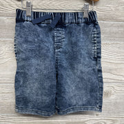 Knit Denim Drawstring Shorts 6