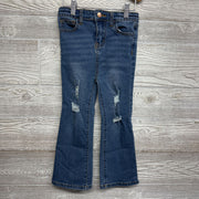 Distressed Flare Jeans 6X