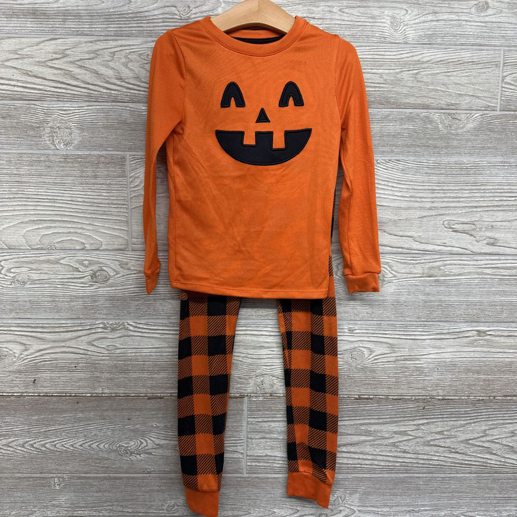 2 Pc LS PJs Pumpkin Buffalo Plaid 6