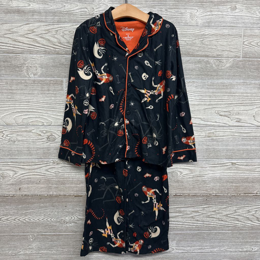 2 Pc LS Button Up PJs Jack Skellington Trick Or Treat 6