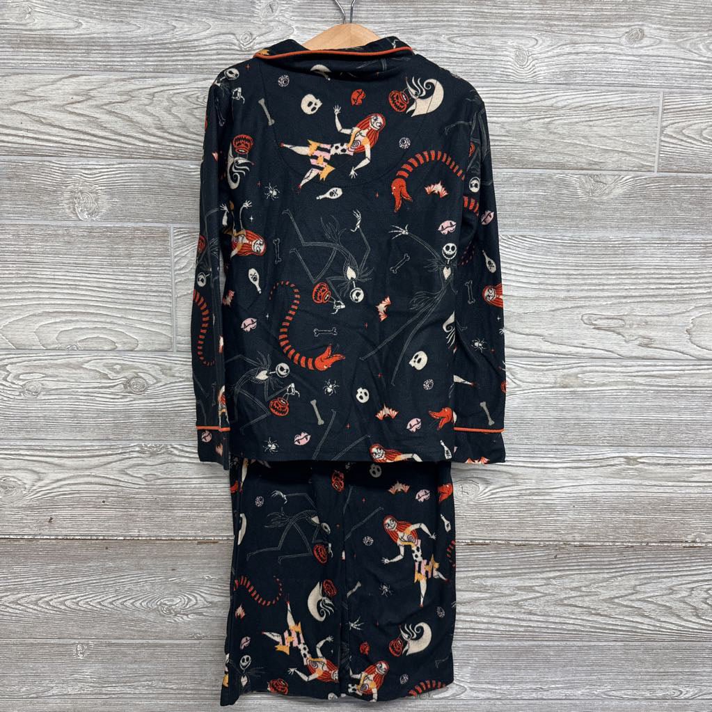 2 Pc LS Button Up PJs Jack Skellington Trick Or Treat 6
