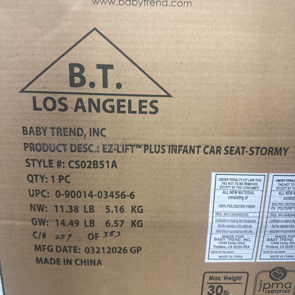 NEW EZ Lift Carseat