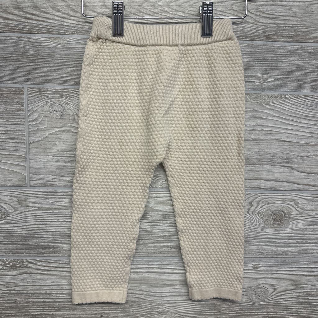 LS Knit Side Button Sweater & Pants 18M
