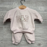 Crewneck Embroidered Logo & Jogger Sweatpants 0-3M