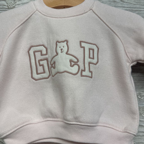 Crewneck Embroidered Logo & Jogger Sweatpants 0-3M