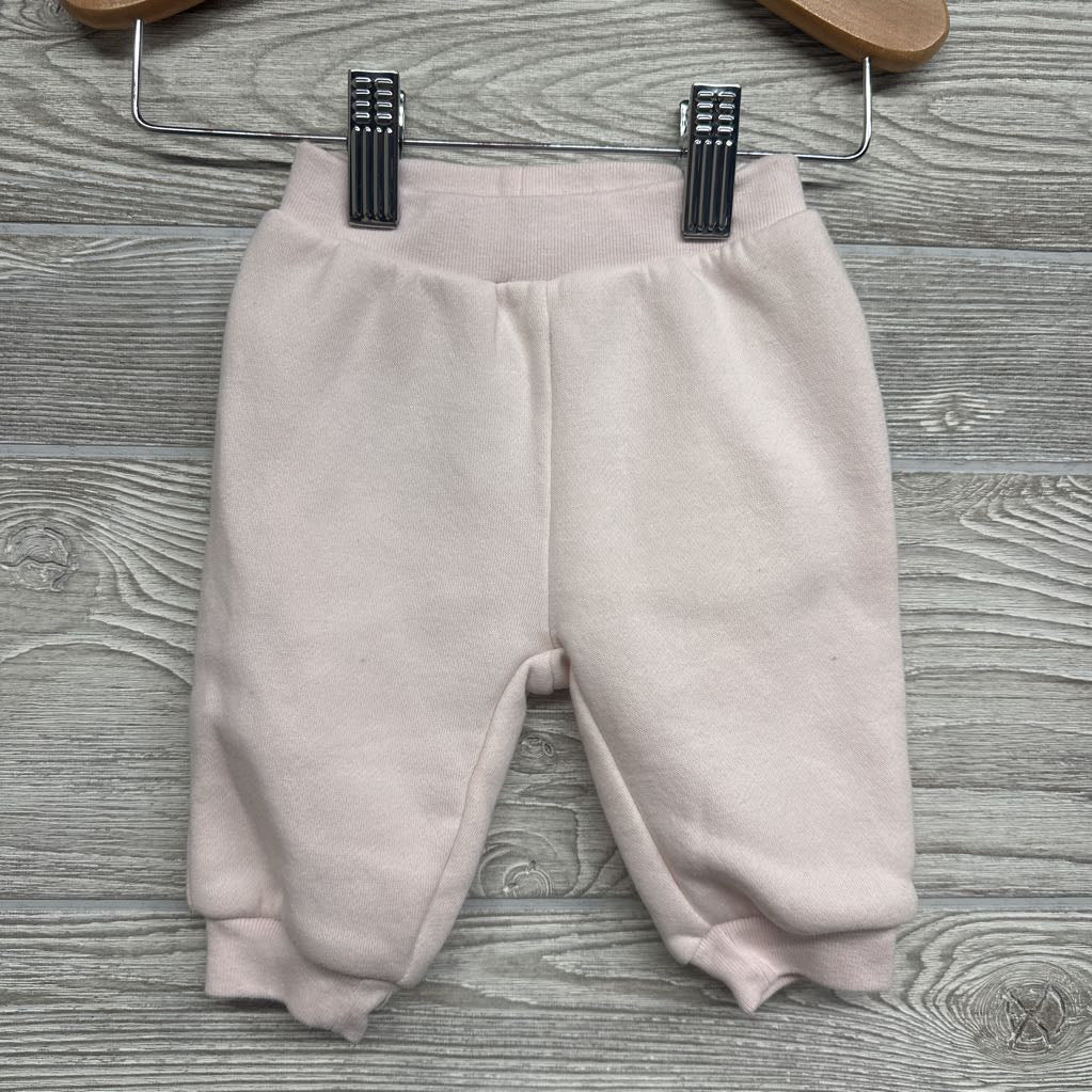 Crewneck Embroidered Logo & Jogger Sweatpants 0-3M