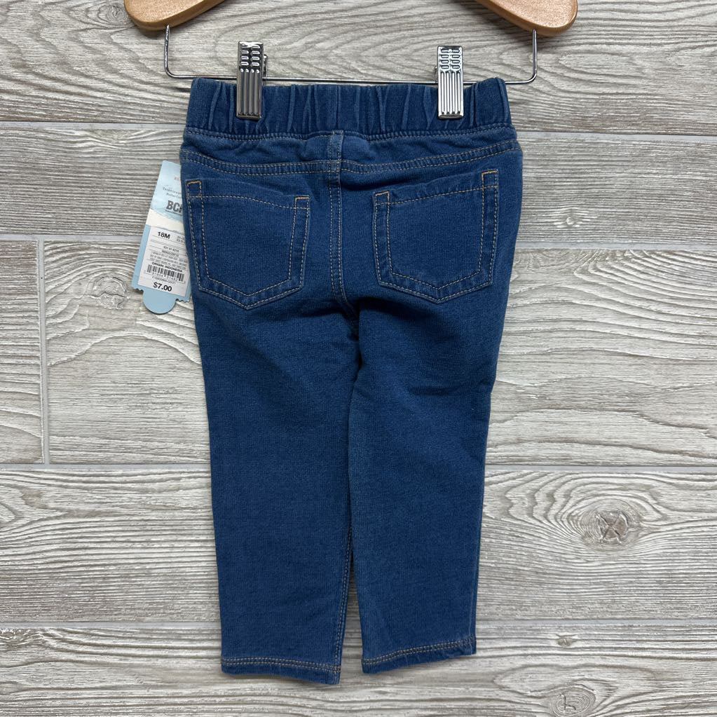 NEW Knit Denim Joggers 18M