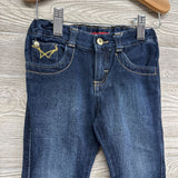 Flare Jeans Shimmer Embroidered Pockets 2T