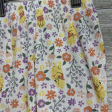 Crewneck Winnie The Pooh & Ribbed Flare Pants Flowers 0-3M