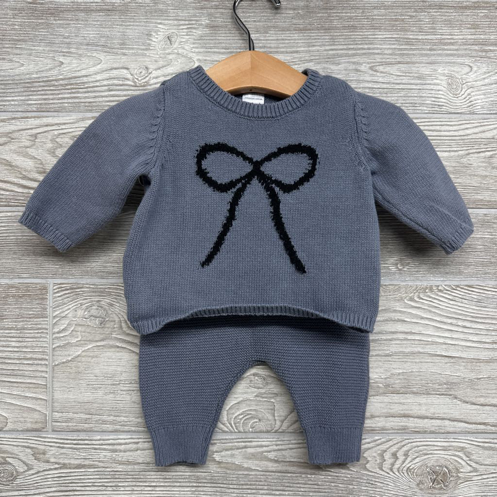 Knit Sweater & Pants Bow 3M