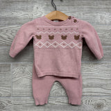 Knit Sweater Nordic Teddy Bears & Pants 3M