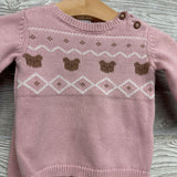 Knit Sweater Nordic Teddy Bears & Pants 3M