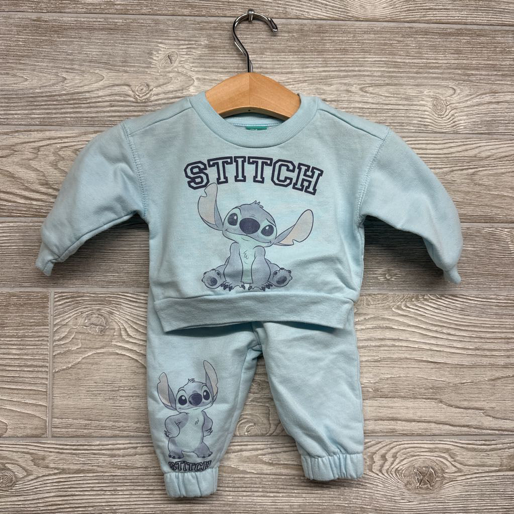 Crewneck & French Terry Joggers Stitch 0-3M