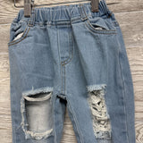 Pull On Distressed Jeans 2-3T