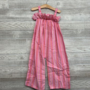 Tank Wide Leg Harem Jumpsuit Stripes 5