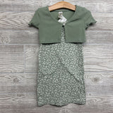 Ribbed Tank Dress Flowers & Wrap 5
