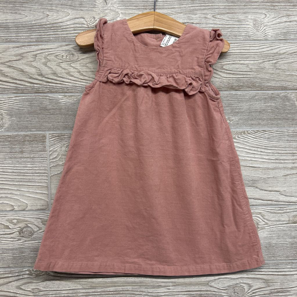 Flutter Sleeve Cord Dress 18-24M