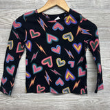 LS Shirt Hearts Lightning Bolts 6-7