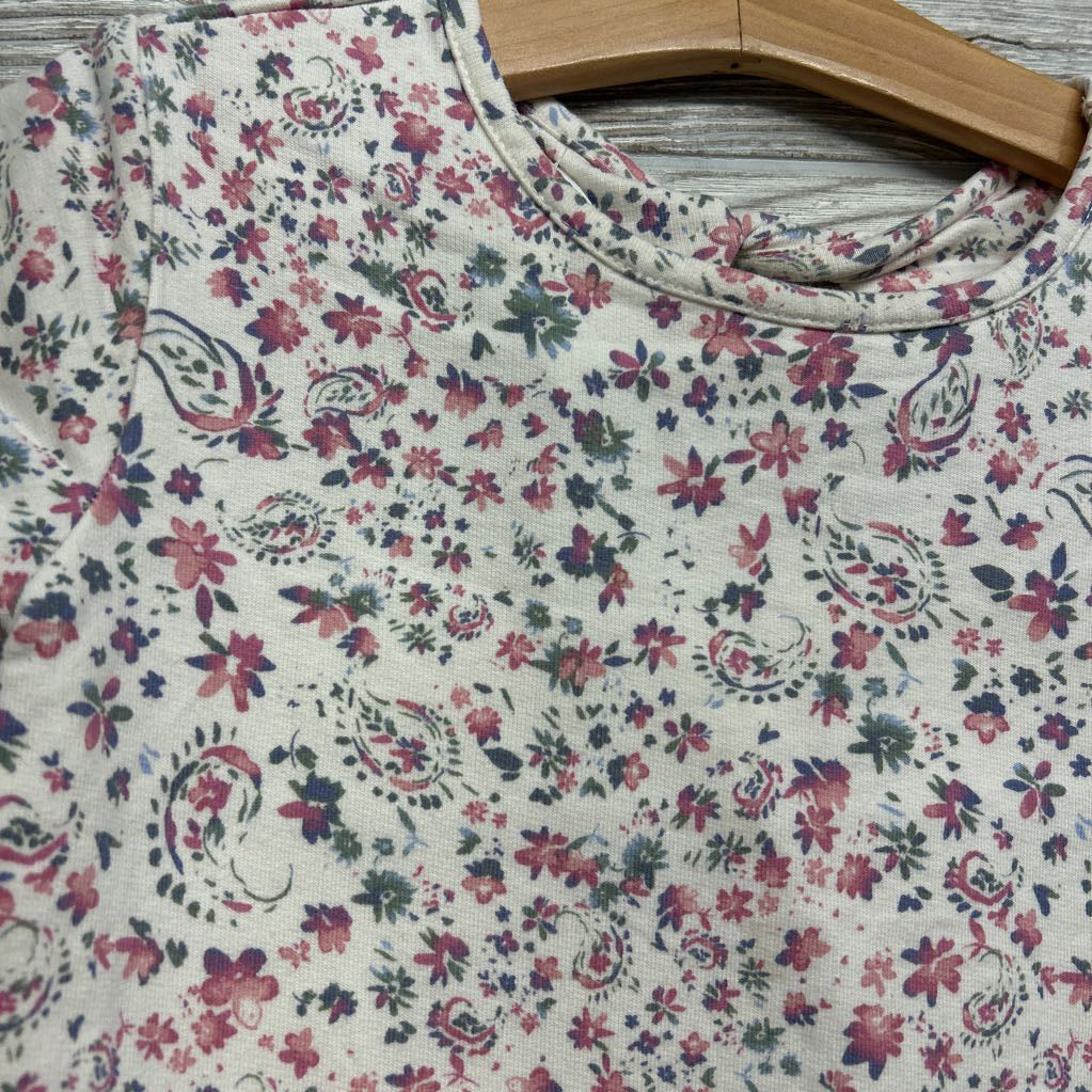French Terry Shirt Paisley Flowers 5