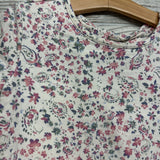 French Terry Shirt Paisley Flowers 5